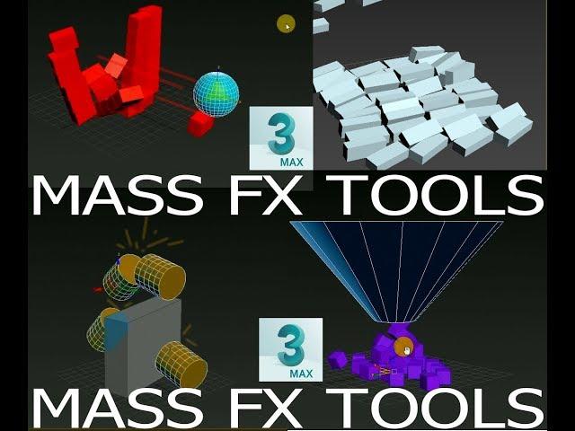 MassFX Tools in 3ds max 2018