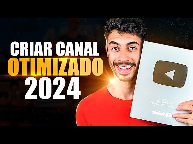 Como CRIAR E OTIMIZAR um Canal no Youtube! (GUIA DO INICIANTE 2024)