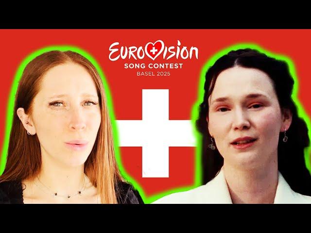 LET'S REACT TO SWITZERLAND'S SONG FOR EUROVISION 2025 // ZOË MË "VOYAGE"