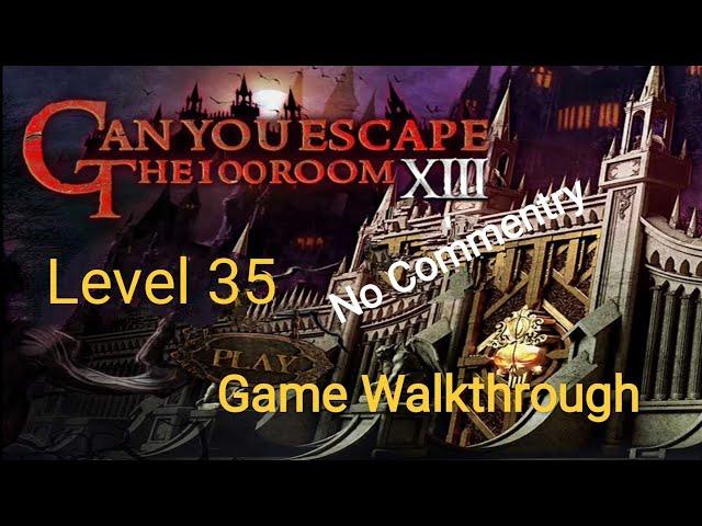 Can you escape the 100 room 13 - Level 35 walkthrough (100 room XIII)