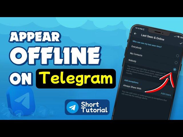 How to appear offline in telegram 2024 | Initial Solution