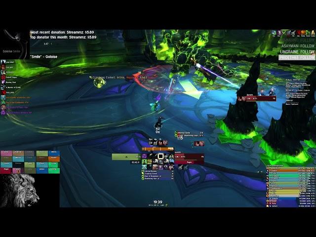 Azortharion - Goroth Mythic - 1.59 million DPS - 7.2.5 MM Single-Target Rotation Example