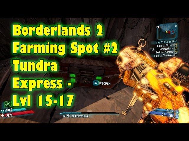 BorderLands 2 Farm Spot - Tundra Express