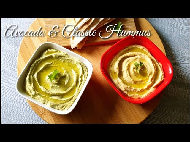 Hummus || Avocado Hummus and Classic Hummus ||  Taste Recipes By Ashi