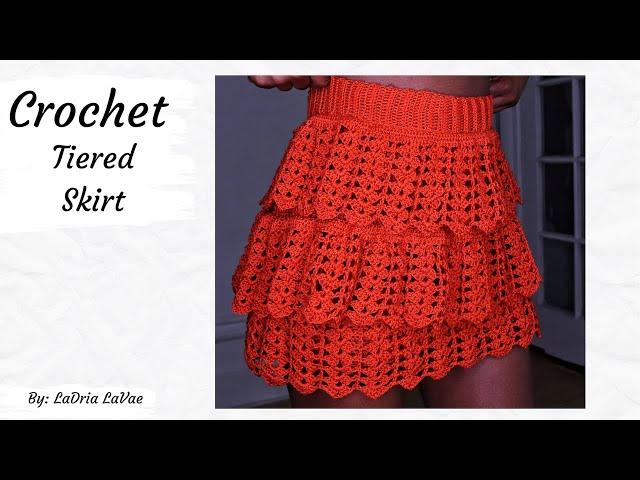 Crochet Tiered Skirt