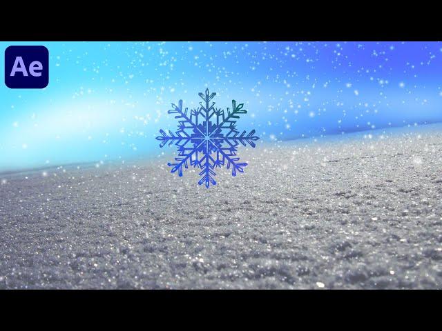 Falling Snow - After Effects Tutorial - No Plugin