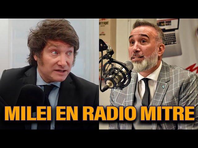 MILEI IMPARABLE EN RADIO MITRE | URGENTE MILEI