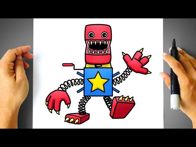 How to DRAW BOXY BOO - Project: Playtime [ Poppy Playtime ]