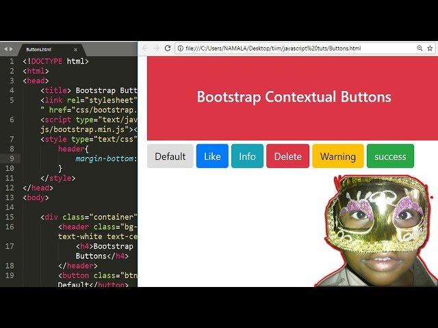 How to Create Beautiful & Responsive Buttons For your Website Using Bootstrap