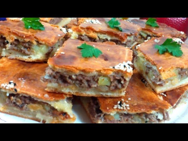 Pie with Meat - New Recipe - Very Easy And Delicious | Recipe by "Different Flavors"