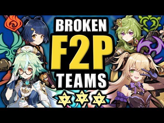 BUILD THESE F2P TEAM COMPS! Best Genshin Impact Teams & Characters Guide