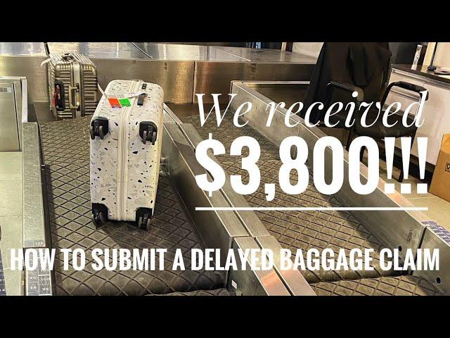 HOW TO SUBMIT A DELAYED OR LOST BAGGAGE CLAIM