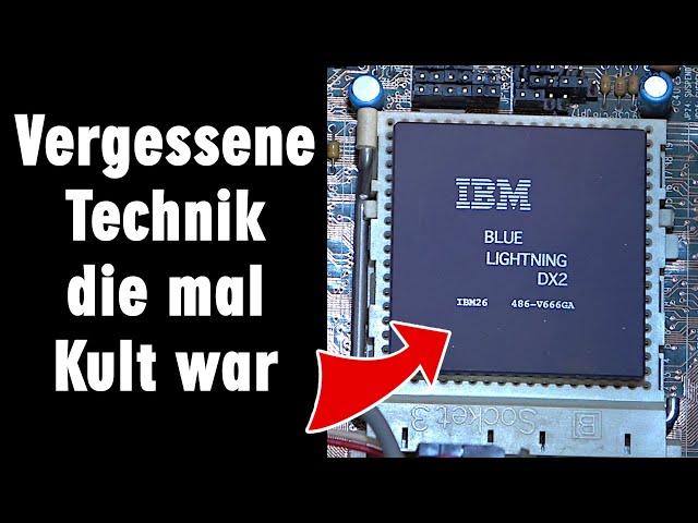 Gefunden: Seltene IBM Blue Lightning CPU in Quelle Privileg 486DX2-66 Desktop PC