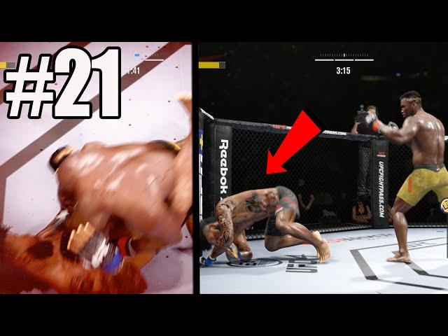 INSANE KNOCKDOWN! 1ST LOSS?! EA SPORTS UFC 4 PS5 CAREER Gameplay #21