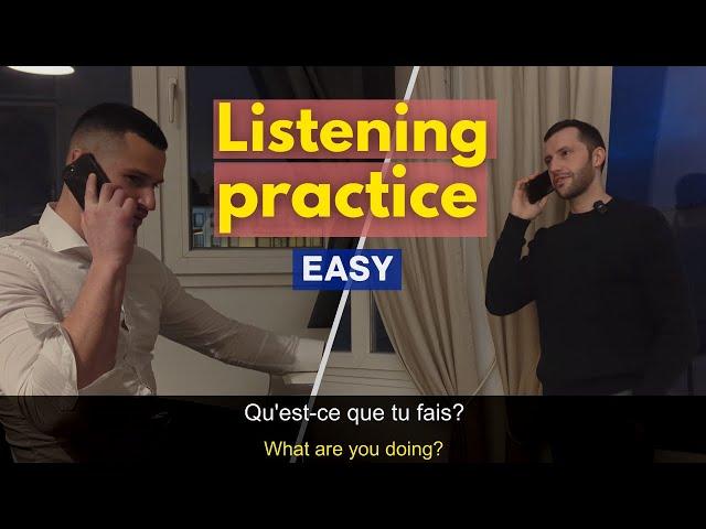 Easy French Listening Practice |  (FR/EN Subtitles)