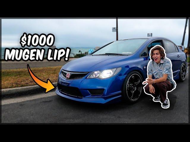 I finally put my $1000 lip on the FD2 Civic (MUGEN)