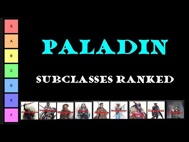 Paladin Subclasses Ranked: D&D