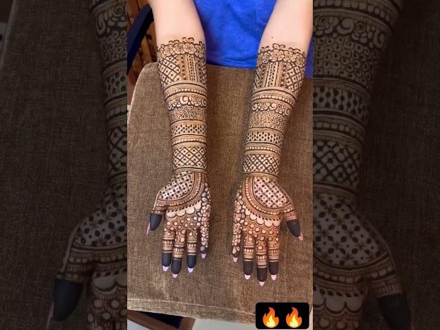 Beautiful bridal shower mehndi designs