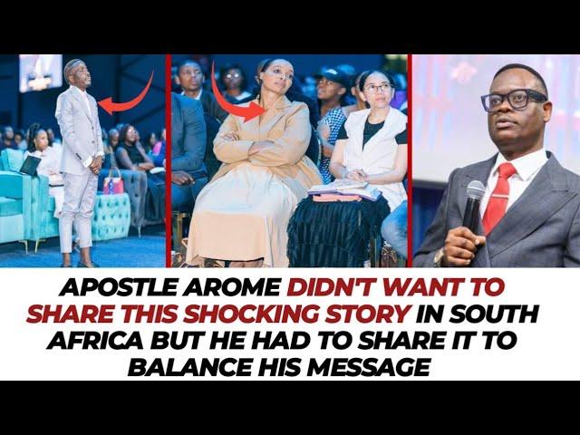 APST AROME DIDN'T WANT TO SHARE THIS STORY IN SA BUT HE HAD TO SHARE IT TO BALANCE HIS MESSAGE