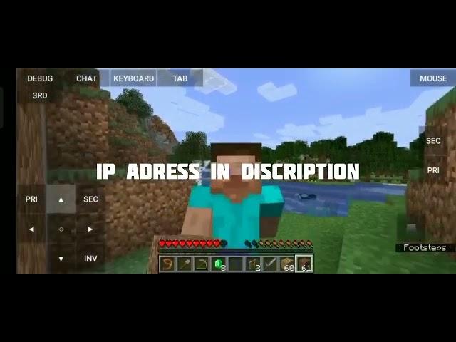 new server started/Steve smp/ip on discription/all are welcome
