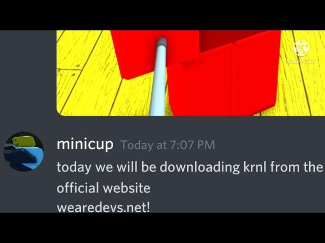 Downloading KRNL From Wearedevs.net be like (joke video)