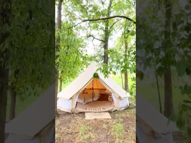 start SMALL, then grow your glamping business #glamping #glampingbusiness