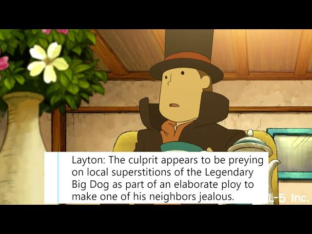 Professor Layton and the Big Dog