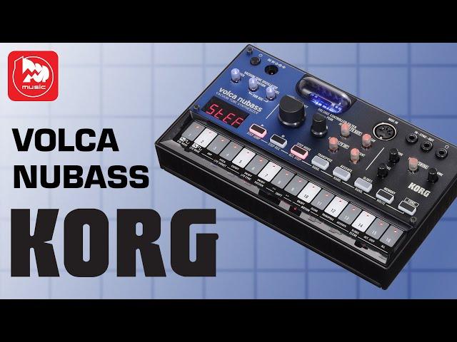 KORG VOLCA NUBASS - аналоговый монофонический синтезатор с лампой Nutube