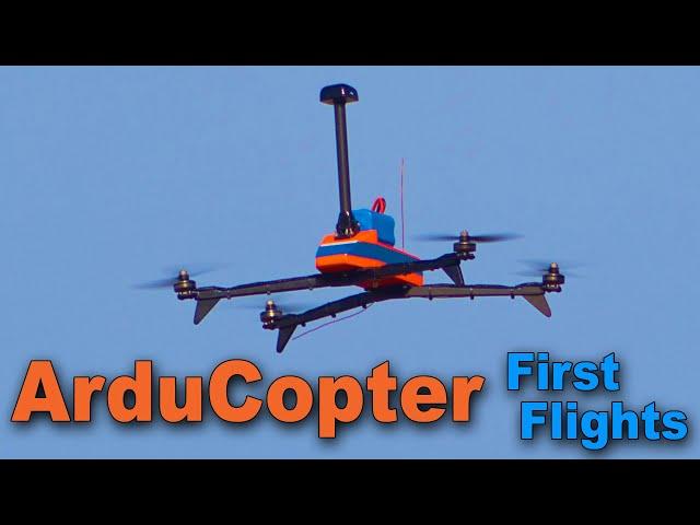 ArduCopter setup and first flights