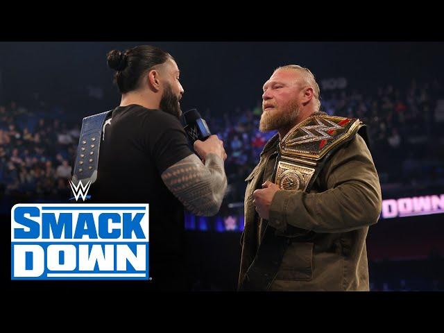 Brock Lesnar comes face-to-face with Roman Reigns: SmackDown, Jan. 7, 2022