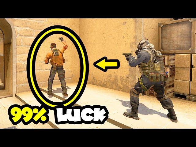 99% LUCK 1% SKILL! - CS:GO BEST ODDSHOTS #498