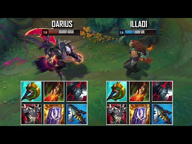 ILLAOI vs DARIUS FULL BUILD FIGHTS & Best Moments!