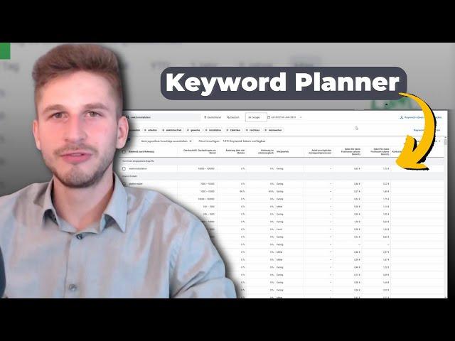 Effektive Keyword-Recherche mit Google Keyword-Planner (Anfänger Tutorial 2023)