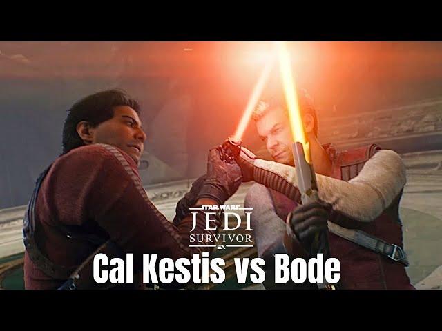 Star Wars Jedi: Survivor Cal Kestis vs Bode Boss Fight (No Commentary)