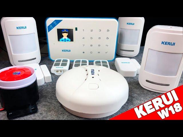 GSM WiFi Сигнализация KERUI w18 с AliExpress, Обзор. Умный охранный комплекс для дома, дачи, офиса.