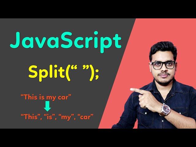 How to use split method in Javascript in Hindi | Javascript Split method in Hindi