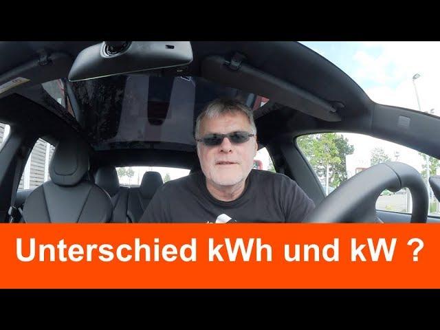 kWh oder kW  - was ist der Unterschied?