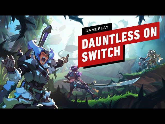 5 Minutes of Dauntless Gameplay on Nintendo Switch