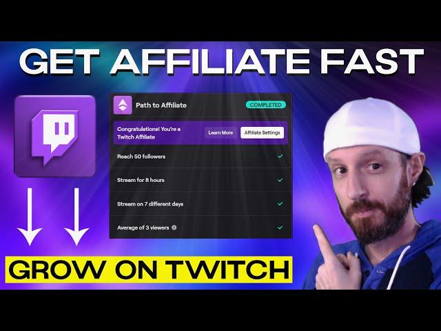 How To Get Twitch Affiliate FAST and EASY! (2023)