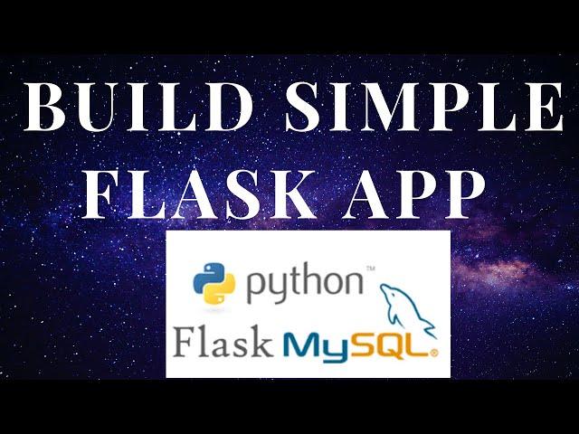 Build your first Python web app with flask and MySQL