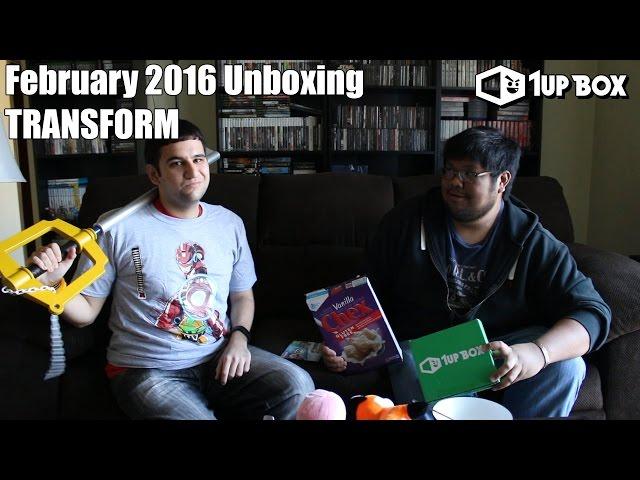 1UP BOX, VANILLA CHEX, STUPIDFOX WITH SEAN - February 2016 Unboxing [TRANSFORM]