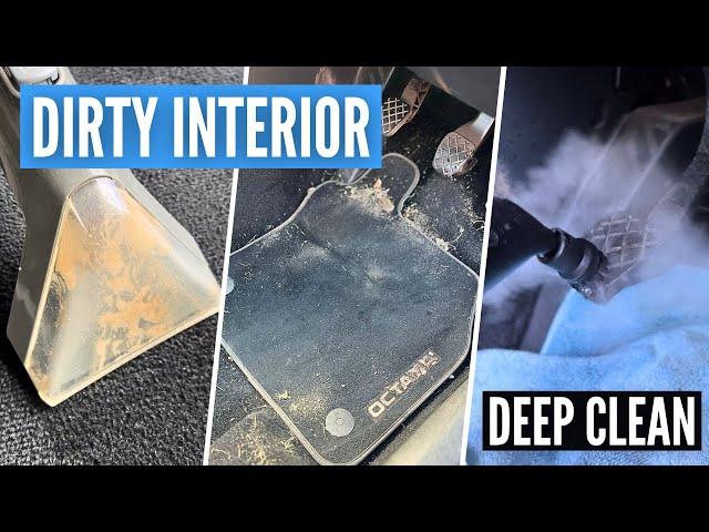 Deep Cleaning a Dirty Interior | Car Detailing Transformation