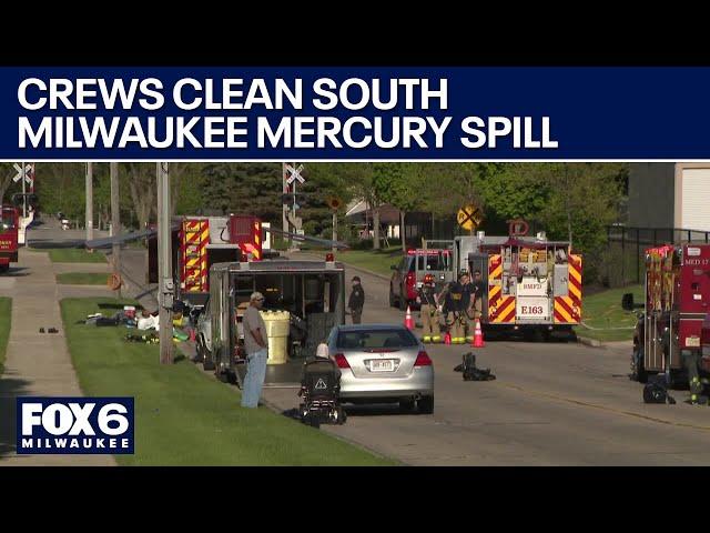 Hazmat crews at South Milwaukee mercury spill | FOX6 News Milwaukee