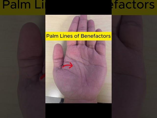 Palm Lines of Benefactors #Palmistry #PalmReading