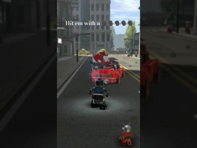 Dd hit him with a scream!!! #trending #viral #lego #marvel #funny #ddosama #lilmabu