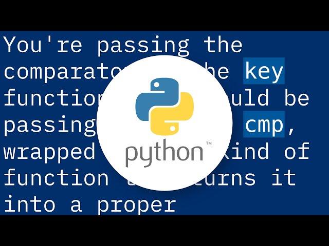 Using a comparator function to sort