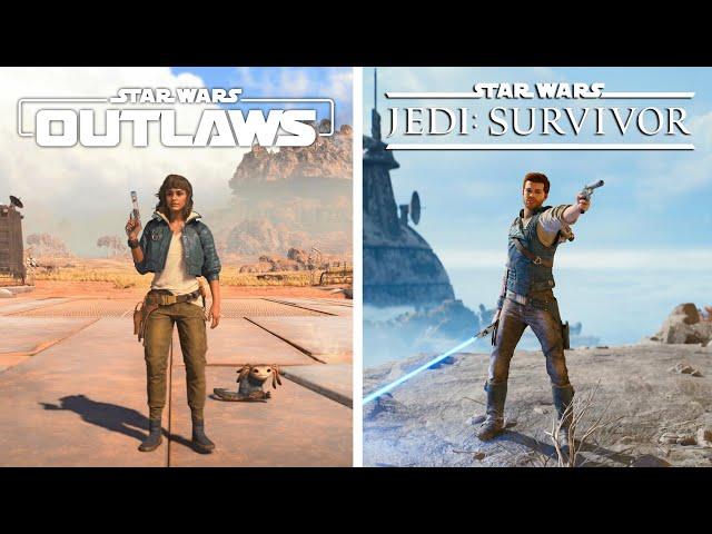 Comparing Star Wars Outlaws VS Jedi Survivor