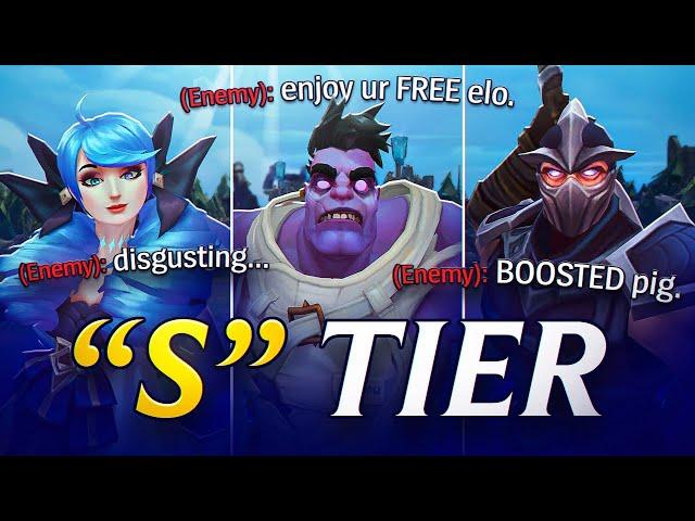 THESE CHAMPIONS ARE S TIER FOR THE NEW PATCH - PLAY NOW TO GET ELO