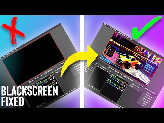 How To Fix OBS Studio Black Screen Game Capture | OBS Studio Game Capture Issue Fix Easy 2021