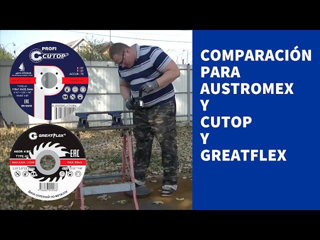 Comparación para Austromex y Cutop y Greatflex